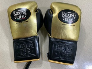 Guantes de Boxeo de Piel Sintética PU Antideslizantes de Calidad Premium para Exportación, Precio Mayorista RTS, Modelo AS-BG-5082, 'No Boxing No Life' - Product Image 2