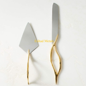 Gold <b>Cake</b> <b>Servers</b> Set of 2 - Product Image 2