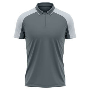 Polo de sport élégant avec col contrastant, technologie respirante et anti-transpiration, adapté au golf, au tennis, au cricket et aux occasions décontractées - Product Image 4