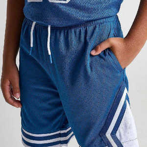 Shorts en maille personnalisés 100 % polyester, design sublimation, pour garçons et hommes, parfaits pour la plage et le basketball, fournisseur en gros - Product Image 5