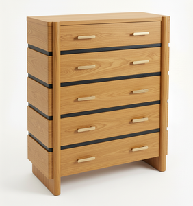 <b>5</b>-drawer Modern Eco-Friendly Chest Mango Bed <b>Frame</b> for Bedroom Handcrafted Home Furniture Premium Quality Indoor Wholesale - Product Image 2