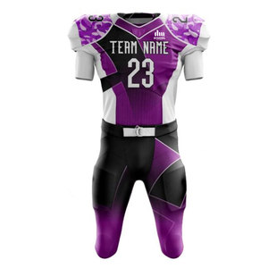 Vêtements de sport à prix de gros, uniforme de football américain, uniforme de football américain de qualité supérieure, 100% polyester, fabriqué au Pakistan - Product Image 1