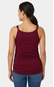 Camiseta sin mangas de maternidad para embarazadas y lactancia, de doble capa, sin mangas, para embarazo - Product Image 2