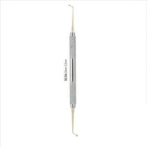 เครื่องมืออุดฟันคอมโพสิตแบบแมนนวลคุณภาพดีที่สุด ทำจากสแตนเลส ขนาด 175 มม. ปลายทอง ขนาด 2.5 มม. และ 6 มม. - Product Image 1