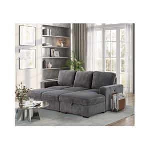 Divano Letto Sezionale Estraibile Melody Grey - Product Image 4