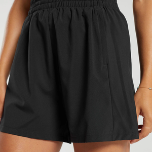 Shorts Deportivos de Yoga de Cintura Alta para Mujer, Shorts Finos de Verano para Fitness, para Correr al Aire Libre, Diseño Sólido - Product Image 5