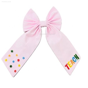 Trendy Beaded <b>Hair</b> <b>Bows</b> Back to School <b>Hair</b> Accessories Handcrafted Seed Beaded Alligator Tail <b>Bows</b> Beaded Headband Beaded <b>Bows</b> - Product Image 6