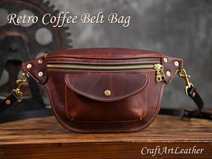 Riñonera ajustable en la cintura, bolso de hombro de cuero genuino, bandolera informal, deportes en el pecho, 2017 - Product Image 3