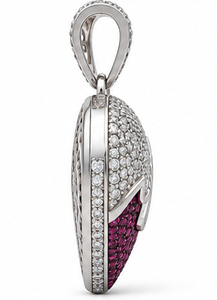 Pendentif Cœur en Cristal Micro-Pavé, Breloque Cœur en Strass pour Collier, Idéal Cadeau et Accessoire de Mode - Product Image 4