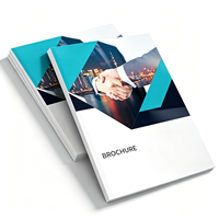 Impression de catalogue de produits en papier kraft avec couverture rigide personnalisée, brochure de marketing d'entreprise, profil d'entreprise, livre