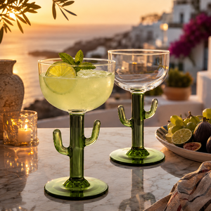Verres à cocktail transparents en borosilicate faits à la main de 320 ml, sans plomb, coupe Martini, verres à margarita, verrerie de bar réutilisable en gros - Product Image 5