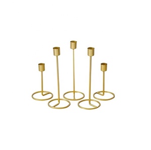 Bougeoir et support en métal écologique fait à la main pour la décoration intérieure et la décoration d'objets cadeaux en laiton fabriqué en Inde - Product Image 3