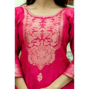 Chanderi Cotton Printed Woven Design <b>Women's</b> <b>Suit</b> Set - Product Image 1