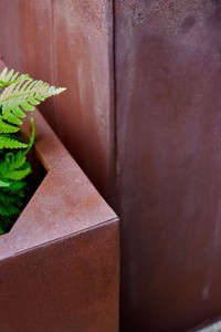 Handmade Best Galvanized Handmade Rust Finish Metal Planter <b>Box</b> Metal Galvanized Bucket Planters Pots Indoor Outdoor <b>Plant</b> Décor - Product Image 5