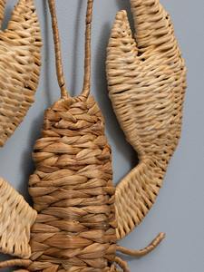 Venta Directa de Piezas Decorativas de Pared de Langosta Natural, Material Tejido de Ratán para Decoración de Habitaciones Infantiles, Diseño de Interiores - Product Image 3