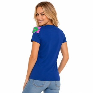 Ropa de Verano para Mujer, Camisetas con Bordado Personalizado, Camisetas de Manga Corta Multicolores con Bordado de Moda para Mujer, Ropa de Sororidad - Product Image 3