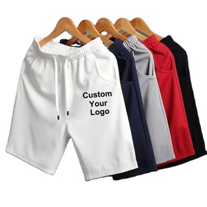 Pantalones cortos de malla con estampado personalizado para hombre, pantalones transpirables de algodón 100% de tres puntos para entrenamiento, pantalones cortos deportivos informales con estampado en la playa - Product Image 2