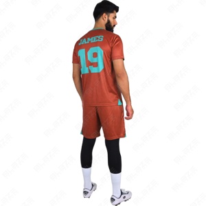 Blaze Fight Wear Poids léger 100% Polyester Maillot de football à sublimation numérique Uniforme de maillot de football - Product Image 2