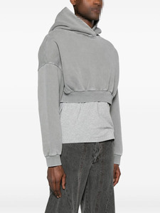 Custom 100 Percent Cotton Boxy Cropped <b>Y2K</b> Hoodie Thick Drop Shoulder <b>Streetwear</b> Quick Dry Plain Premium Wholesale Custom Women - Product Image 4