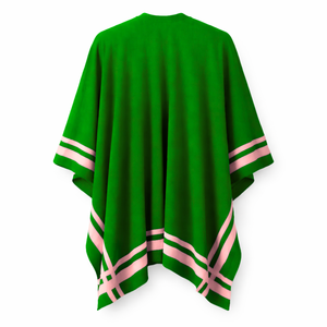 Alpha | Kapa | Alpha Women's <b>Cape</b> Shawl Poncho Wrap Casual Embroidered <b>Wool</b> Shoulder Wrap <b>Cape</b> Winter Poncho Cloak Draped Shawl - Product Image 3