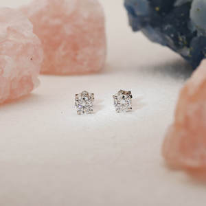1.50 Cts CVD Lab Grown Loose Cut Diamond <b>Stud</b> Earrings 14K Gold VVS Clarity Screw Shape Silver Women's Party Gifts jewelry - Product Image 4