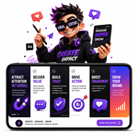 Reidify, Diseño de Postes para Instagram en Formato Carousel, Aumenta el Engajamiento, Alcanza un Mayor Crecimiento en Redes Sociales, Creatividad con IA, Internet, Mac/Linux, Stock