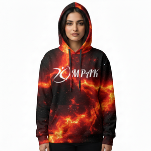 <b>Trendy</b> Winter Fashion Oversized Unisex Embroidered <b>Hoodie</b> with High Quality Sublimation Print for Streetwear Brands - Product Image 1