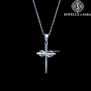 Collier en argent de haute qualité avec diamants Moissanite pour femmes, parfait pour les bijoux de mariage, les cadeaux d'anniversaire et les tenues de soirée - Product Image 1