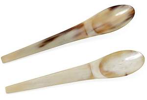 Cuillère en corne de buffle de haute qualité - Écologique et durable, design personnalisable pour la maison, la restauration et la présentation des aliments - Product Image 6