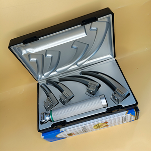 Laringoscopio integral Macintosh de fibra óptica con 4 hojas (0-1-2-3), mango para adultos, calidad premium, empaquetado en blíster, CE Clase I - Product Image 4