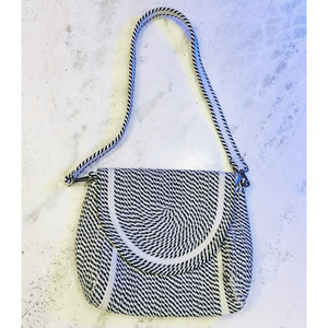 Sac à main en raphia perlé, écologique, durable, de créateur exclusif, imperméable, tissé, grande capacité, élégant, avec perles - Product Image 5