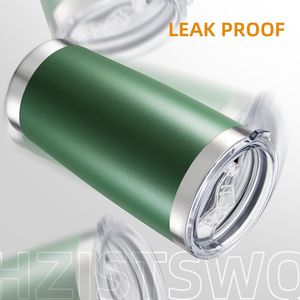 Tumbler Isolato in Acciaio Inox da 20 oz con Doppia Parete Sottovuoto e Coperchio, Tazza da Caffè con Rivestimento in Polvere, Bicchieri Termici - Product Image 4