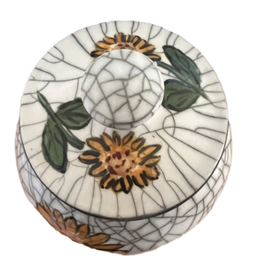 Urne funéraire en forme de tournesol avec des tournesols jaunes - Product Image 2