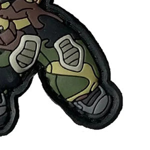 Parches de PVC de Goma Suave al por Mayor 2026 con Encaje Bordado, Logotipo 3D en Relieve Personalizado para Uso Decorativo en Ropa, Diseño Único - Product Image 3