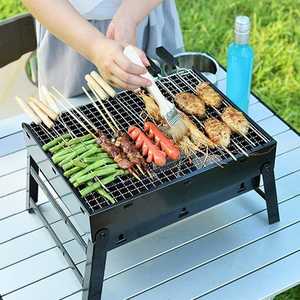 เตาบาร์บีคิวถ่านแบบพกพาพร้อมขาตั้งสำหรับย่างกลางแจ้งและบาร์บีคิว - Product Image 3