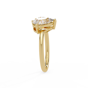 Anillos de Diamantes Cultivados en Laboratorio con Forma de Corazón Toi et Moi, Certificados por IGI, Anillos de Compromiso de Oro de 14K, Joyería Personalizada, Fabricante OEM ODM, Venta al Por Mayor - Product Image 4