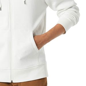 Sudaderas con capucha de algodón cómodas y tejidas con cremallera para hombre, finas, con capucha, personalizables, básicas, de mezcla de algodón para otoño. - Product Image 6