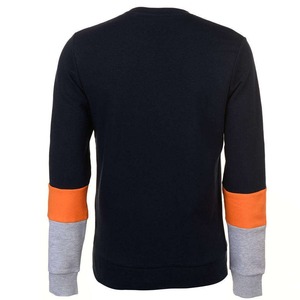 Sweat-shirt à col rond pour homme, coupe classique, en coton tricoté, style décontracté d'automne, avec blocs de couleur - Product Image 2