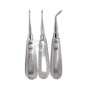 เครื่องมือถอนรากฟันสแตนเลสแบบมืออาชีพ ลดราคาพิเศษ ได้รับการรับรองมาตรฐาน CE ด้ามจับตามหลักสรีรศาสตร์ ใช้ซ้ำได้ - Product Image 2