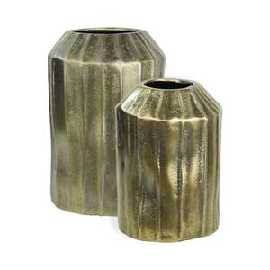 Venta al por Mayor de Floreros de Aluminio Hechos a Mano, Diseño Moderno, Color Dorado y Negro, Decoración para Mesa, Hogar y Bodas, Florero Personalizado - Product Image 5