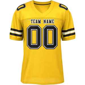 2k26 Nuevo estilo, camiseta de fútbol americano personalizada, camiseta deportiva de manga corta con cuello en V para hombre, uniforme de equipo - Product Image 1