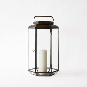 Metal Christmas Handmade Brass Lantern for Home Garden Decoration Antique Finished Classy Design <b>Terrarium</b> <b>Glass</b> Candle Holder - Product Image 5