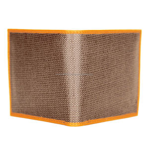 Derniers porte-cartes à deux volets pour hommes portefeuille court en cuir véritable RFID logo personnalisé poche à monnaie ouverte en gros sac à main en cuir texturé - Product Image 3