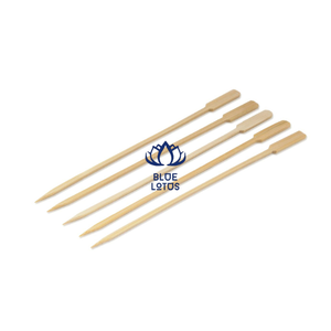 PRODUCTO POPULAR Palillos de Bambú Ecológicos Resistentes al Calor, Palitos Puntiagudos Lisos para Carne, Aperitivos, Barbacoa, Aptos para Lavavajillas - Product Image 1