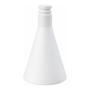 ขวดเออร์เลนเมเยอร์ PTFE พร้อมจุกปิด ทนความร้อนสูง ขนาด 25-1000 มล. สำหรับห้องปฏิบัติการเคมี - Product Image 1