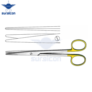 Tijeras de Precisión Médicas Quirúrgicas TC Doradas Rectas y Opacas de 16 cm / 6-1/4 Pulgadas - Product Image 5