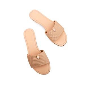 Chausson beige à imprimé animal FR8243 - Product Image 1