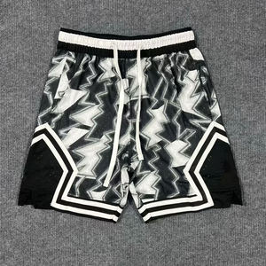 Shorts de course décontractés pour hommes, taille mi-haute, en tissu Oxford écologique, imperméables, coupe-vent, respirants, à séchage rapide, couleur unie - Product Image 4