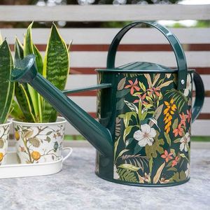 บัวรดน้ำโลหะลายดอกเดซี่เคลือบกัลวาไนซ์สำหรับทำสวน - Product Image 2