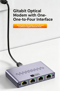 Répartiteur <span class=keywords><strong>Ethernet</strong></span> Gigabit 1 à 2 ports RJ45, adaptateur de partage de câble LAN 1000 Mbps pour routeur - Product Image 5